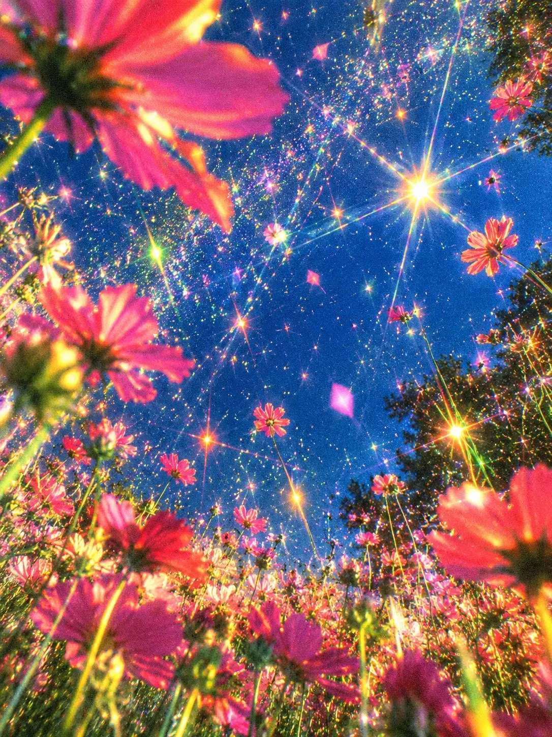 宇宙美学：复古数码超现实艺术海报